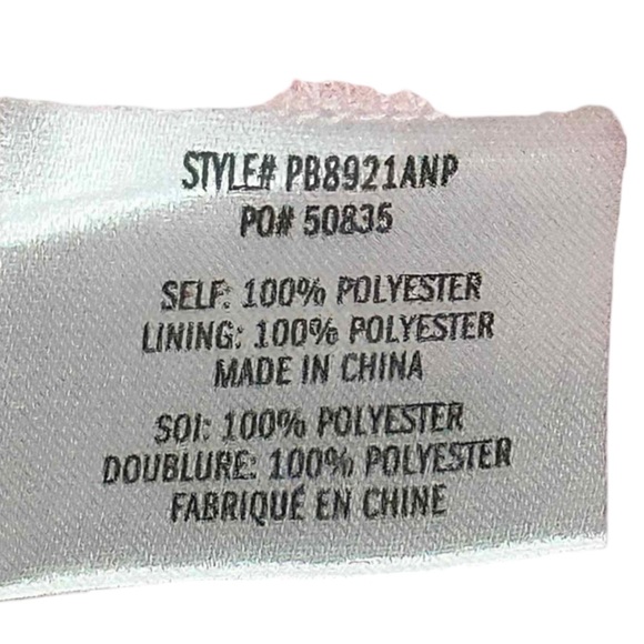 Eva Franco Pink Watercolor Dress Size LP - Picture 12 of 12